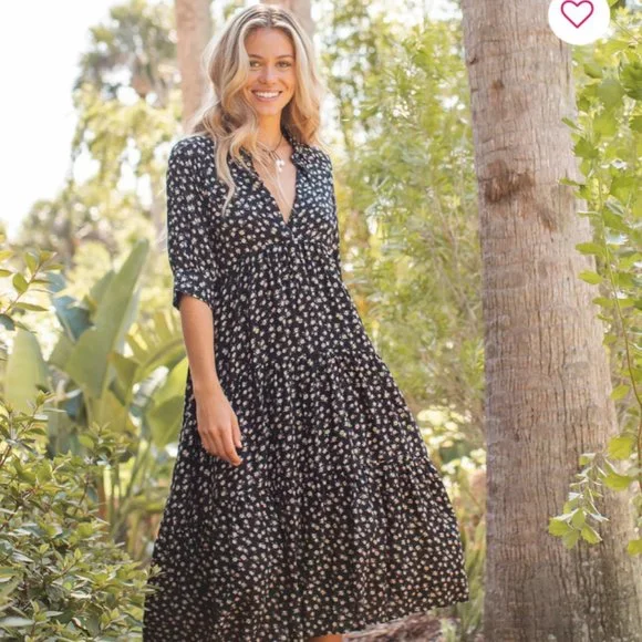 NATURAL LIFE- Rebecca Midi Dress - Picture 5 of 5